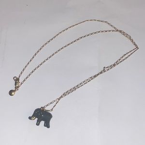 J crew Elephant necklace
